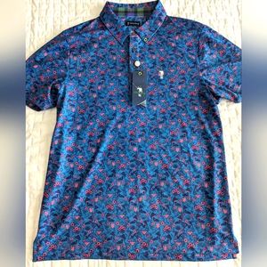 William Murray golf men's polo size medium new with tags. Fun print